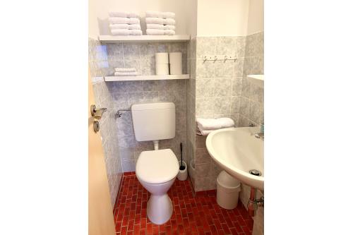 Borkum Ferienwohnung Meerblick Appartement &quot;Schöne Aussichten&quot; - Separates WC