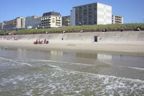Borkum Ferienwohnung Meerblick Appartement &quot;Schöne Aussichten&quot; - Haus Seeblick direkt am Hauptstrand