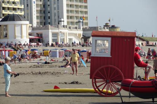 Borkum Ferienwohnung Meerblick Appartement &quot;Schöne Aussichten&quot; - Strandleben vor Haus Seeblick