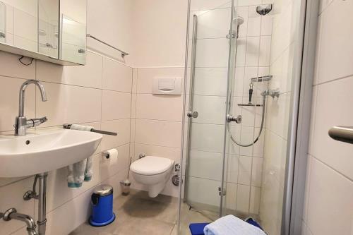 Borkum Ferienwohnung Haus Bülthörn - Nordstern am Südstrand - Fewo Südstrand - Badezimmer