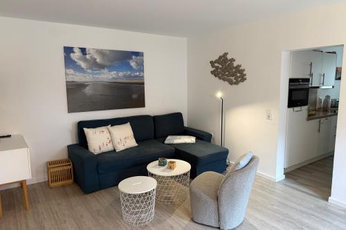 Borkum Bungalow Ferienhaus Seefalke - Wohnzimmer 2