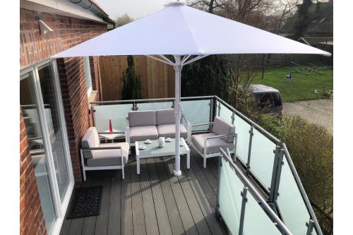 Borkum Ferienhaus Cassiopeia - Terrasse