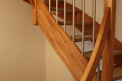 Borkum Ferienhaus Dat Rosenhuus - Treppe zum 1. OG