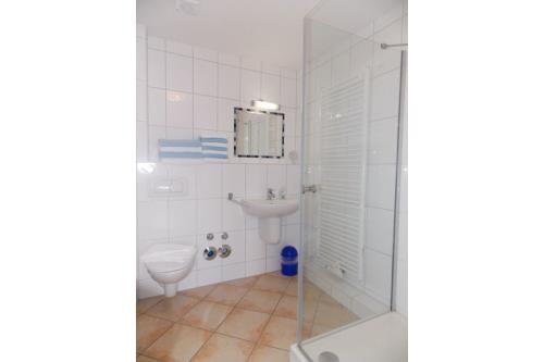 Borkum Ferienwohnung Dünenkieker - Duschbad