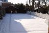 Borkum Ferienhaus Gisela - Garten im Winter