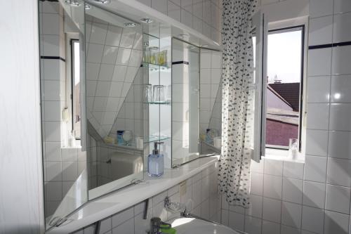 Borkum Ferienhaus Gisela - Badezimmer im Obergeschoss