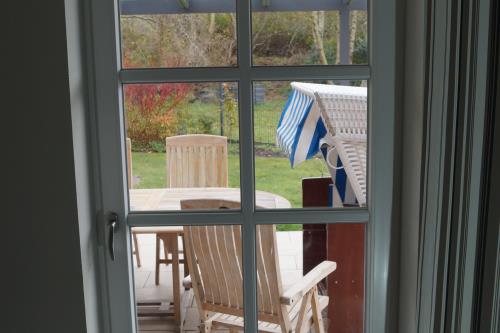 Borkum Ferienhaus Inselhaus Borkum - Blick in den Garten