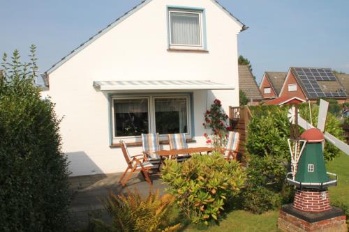 Borkum Ferienhaus Stamm - Terrasse