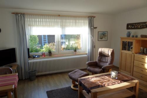 Borkum Ferienhaus Stamm - Wohnzimmer