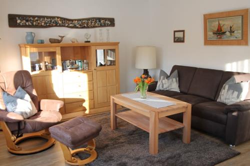 Borkum Ferienhaus Stamm - Wohnzimmer