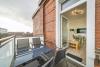 Borkum Ferienwohnung Amelie - Balkon