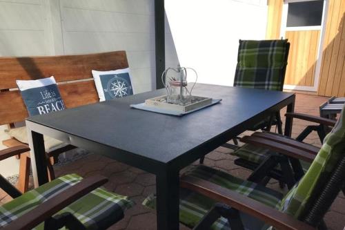 Borkum Ferienwohnung Ankerplatz - Terrasse