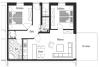 Borkum Ferienwohnung Borkumgarten - Grundriss