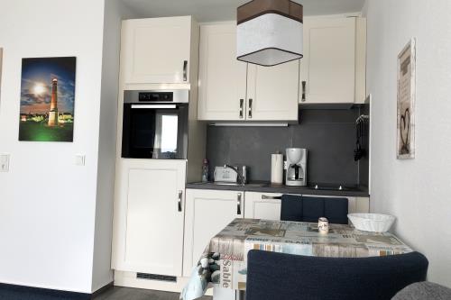 Borkum Ferienwohnung Moby Dick - Borkumseele - Küche & Essbereich