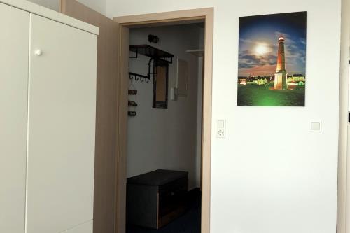 Borkum Ferienwohnung Moby Dick - Borkumseele - Blick in den Flur