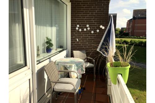 Borkum Ferienwohnung Moby Dick - Borkumseele - Balkon