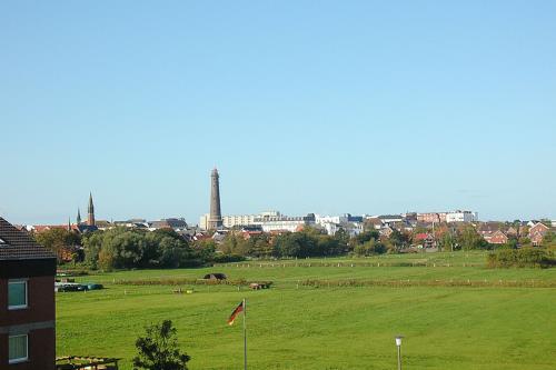 Borkum Ferienwohnung Bruns *** - Blick vom Balkon