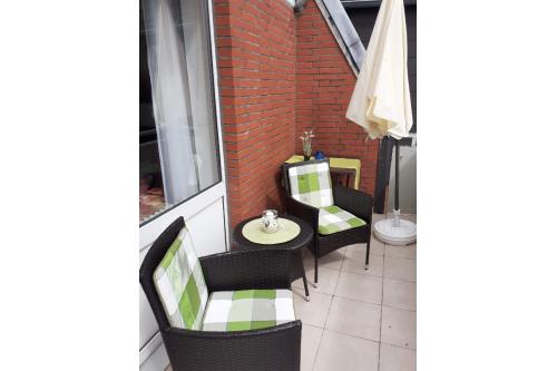 Borkum Ferienwohnung Bruns *** - Balkon