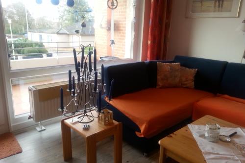 Borkum Ferienwohnung Drüen - Wohnbereich