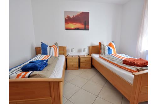 Borkum Ferienwohnung Düne 47 (Nessen) - Schlafzimmer 2