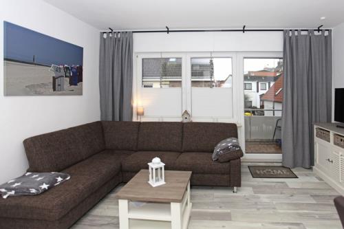 Borkum Ferienwohnung Dünengras - Wohnbereich