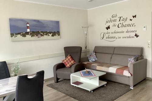 Borkum Haus Norderoog - Ferienwohnung Faupel - Wohnraum