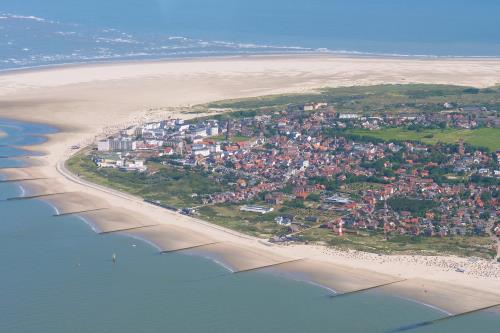 Borkum Ferienwohnung Giese Am neuen Leuchtturm - Borkum von oben
