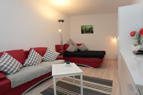 Borkum Ferienwohnung Haus Elfi 5 - Wohnzimmer