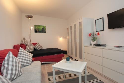 Borkum Ferienwohnung Haus Elfi 5 - Wohnzimmer