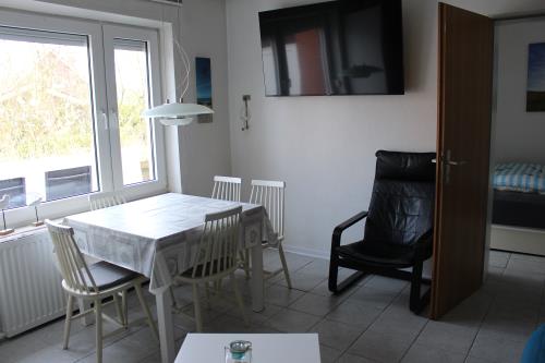 Borkum Ferienwohnung Borkum - Holling - Essbereich