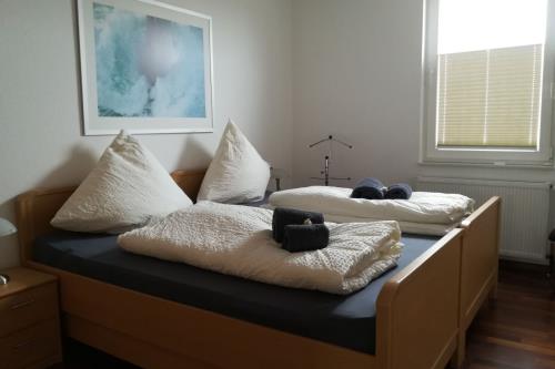 Borkum Ferienwohnung Inselperle - Schlafzimmer 1