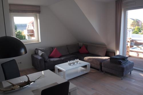 Borkum Ferienwohnung Inseltraum - Wohnzimmer