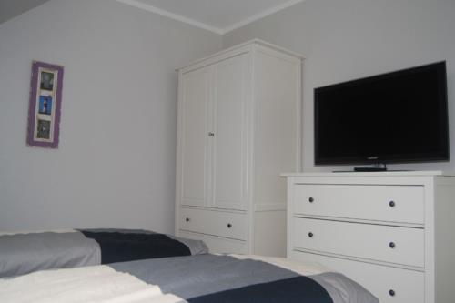 Borkum Ferienwohnung Inselwohnung - Wunderschönes helles Schlafzimmer