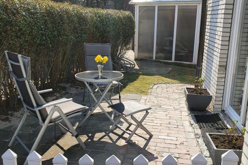 Borkum Ferienwohnung Kleines Kaap - Terrasse 