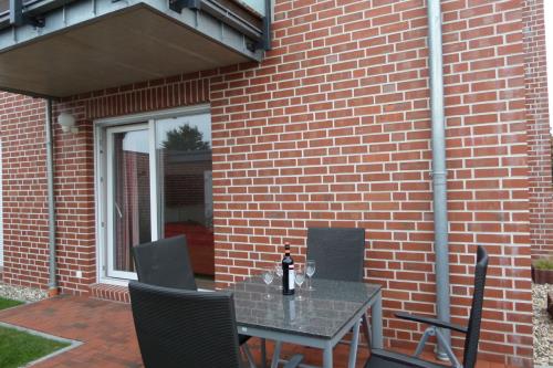 Borkum Ferienwohnung La Vita - Terrasse