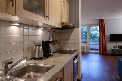 Borkum Ferienwohnung Meerzeit - Küche