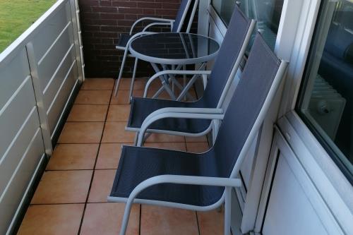 Borkum Moby Dick - Ferienwohnung Heißenbüttel - Balkon