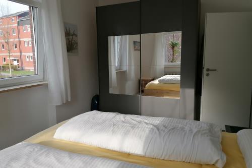 Borkum Moby Dick - Ferienwohnung Heißenbüttel - Schlafzimmer