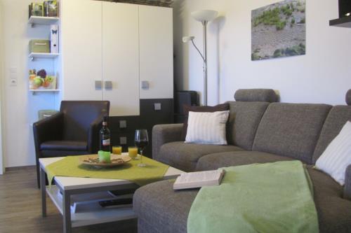 Borkum Ferienwohnung Peters Hus OG - gemütliches wohnzimmer