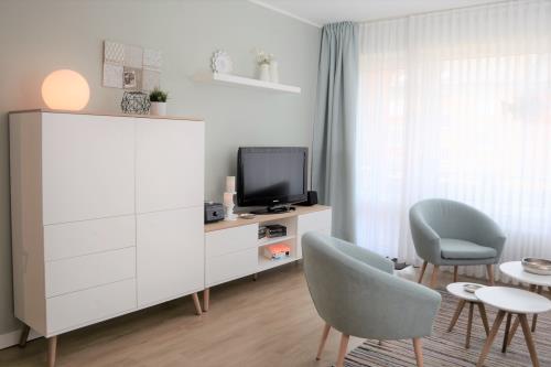 Borkum Ferienwohnung Sanddorn-Koje Nord - Wohnbereich