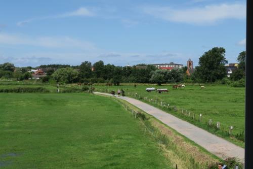 Borkum Ferienwohnung Sanddorn-Koje Nord - Aussicht vom Balkon