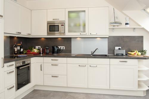 Borkum Ferienwohnung Schöne Aussicht Borkum - traumhafte Küche