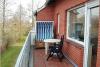 Borkum Ferienwohnung Silbermöwe - Balkon