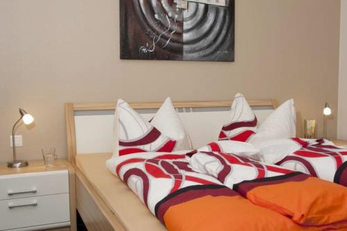 Borkum Ferienwohnung Strandkoje - stilvolles schlafzimmer