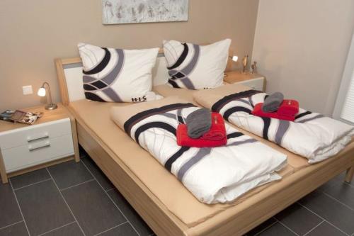 Borkum Ferienwohnung Strandkoje - schlafzimmer