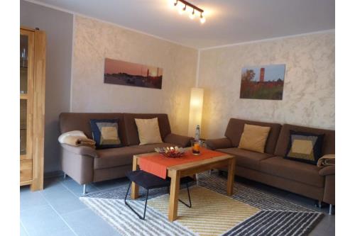Borkum Ferienwohnung Strandnest - S Wohnzimmer3
