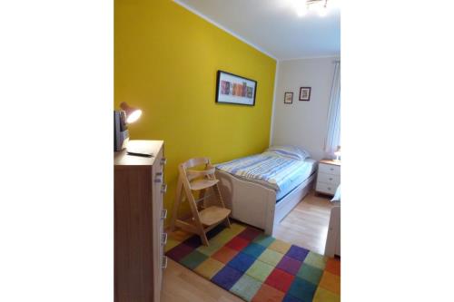 Borkum Ferienwohnung Strandnest - S Schlafzimmer