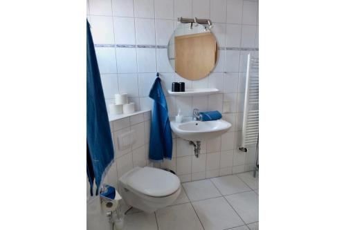 Borkum Ferienwohnung Strandstern - Badezimmer