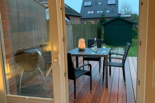 Borkum Ferienwohnung Südperle - gemütlich in den Abendstunden