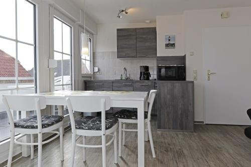 Borkum Ferienwohnung Wagner 7 - Essbereich